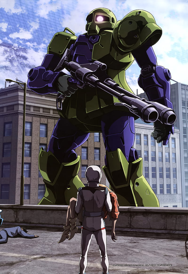 Mobile suit gundam, mecha anime, sci-fi anime, rooftop, giant robot, Anime,  HD phone wallpaper | Peakpx