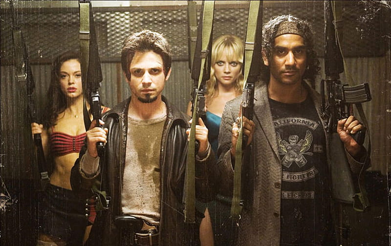 Planet Terror, gun, people, terror, planet, HD wallpaper