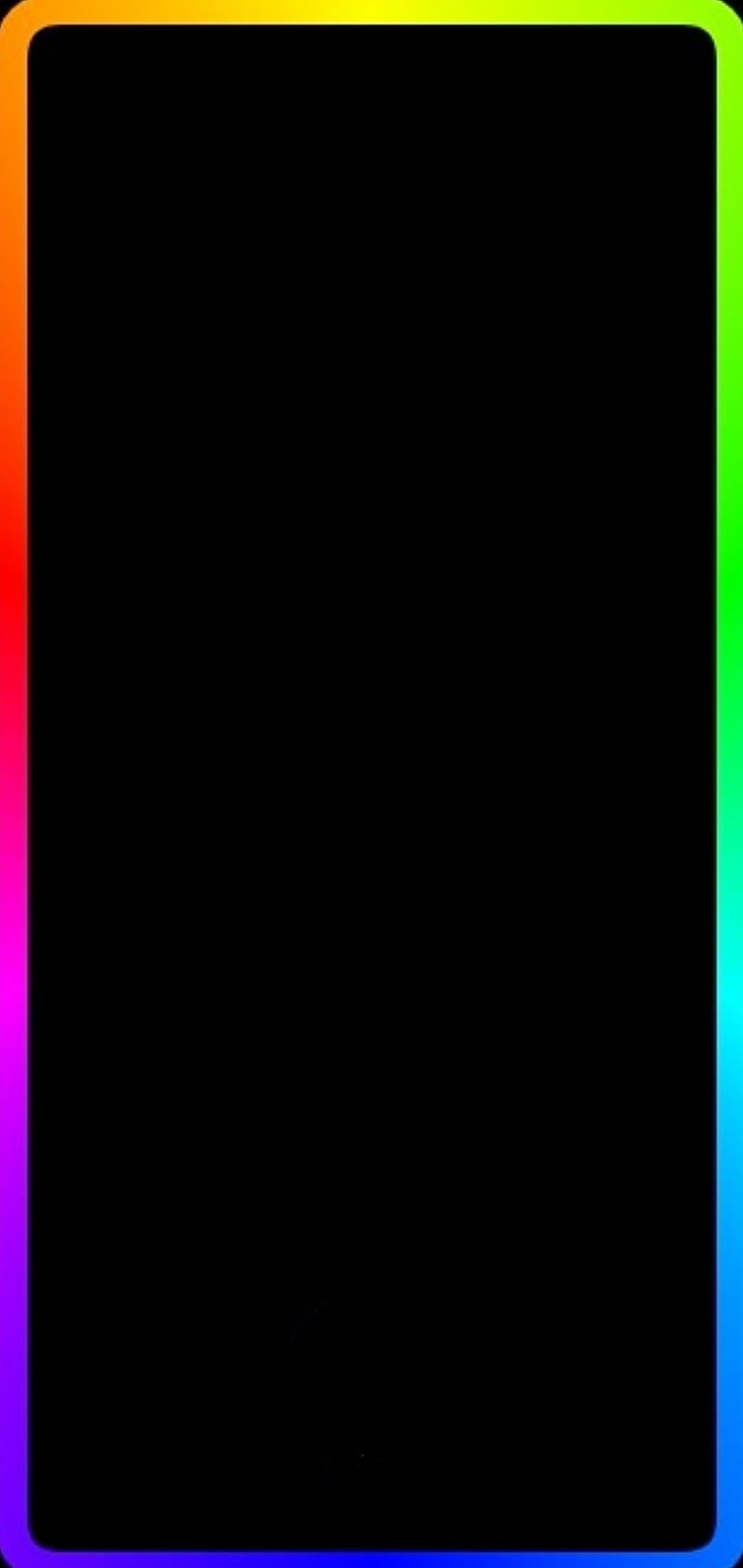 Phone screen , black, blue, gold, led, light, neon, red, HD phone wallpaper