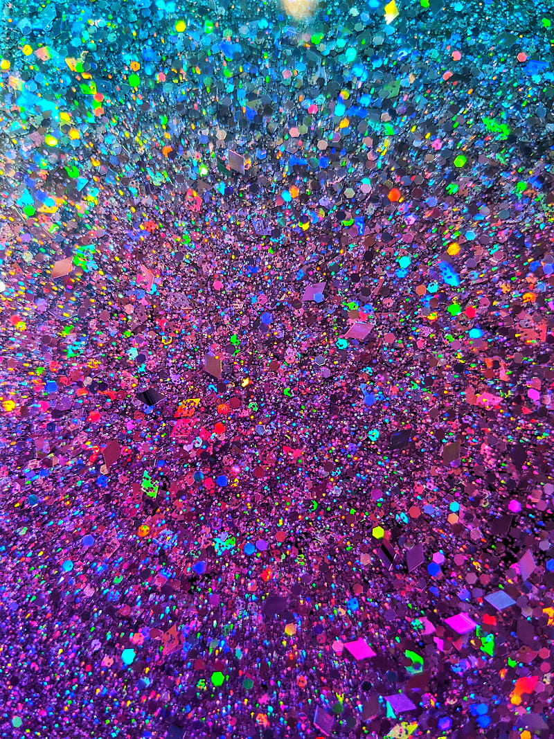 Glitter Rainbow, abstract, color, colorful, sparkle, splash, HD phone wallpaper