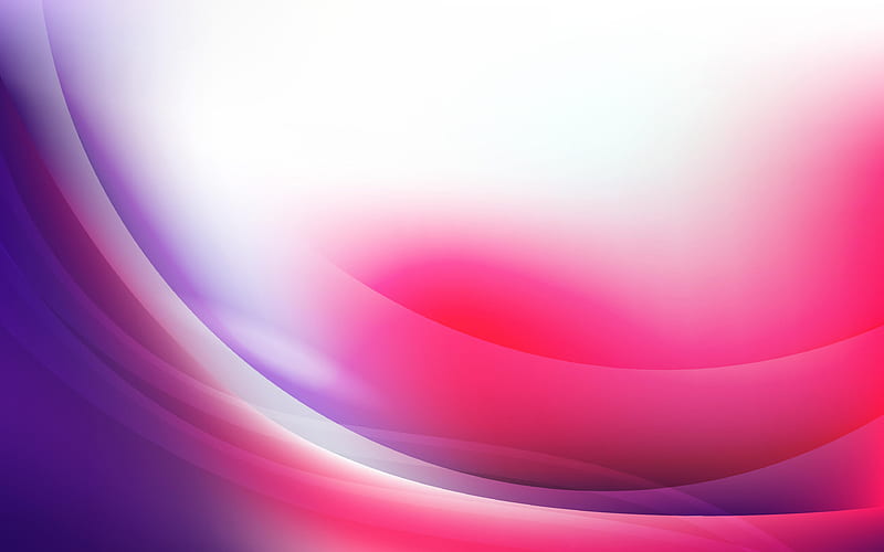 abstract waves, violet and purple background, curves, creative, art, HD wallpaper