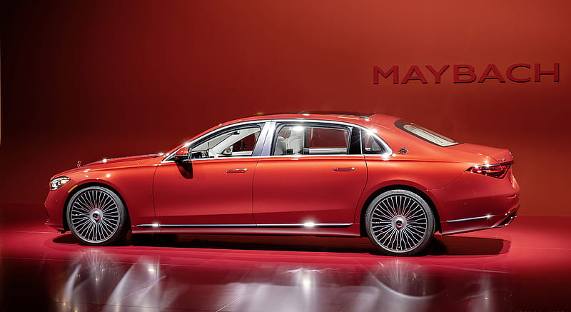 2021 Mercedes-Maybach S-Class (Color: Designo Patagonian Rot Bright) - Side , car, HD wallpaper