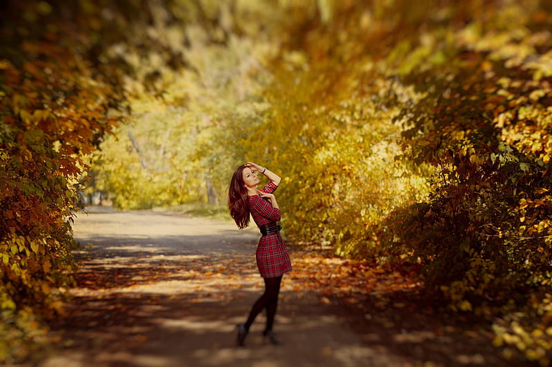 Beauty, autumn, model, lady, HD wallpaper | Peakpx