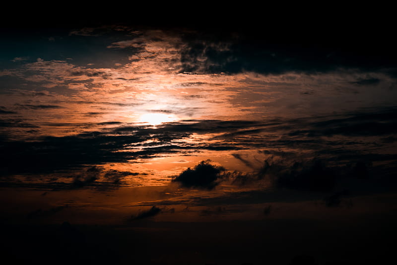 Of Clouds At Golden Hours Hd Wallpaper Peakpx