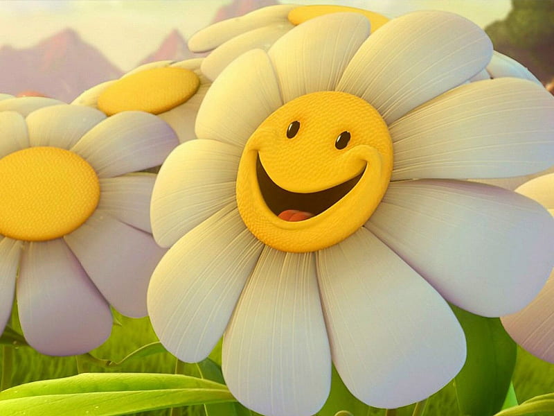 Ser feliz, alegre, verano, flores, sonrisa, feliz, Fondo de pantalla HD |  Peakpx