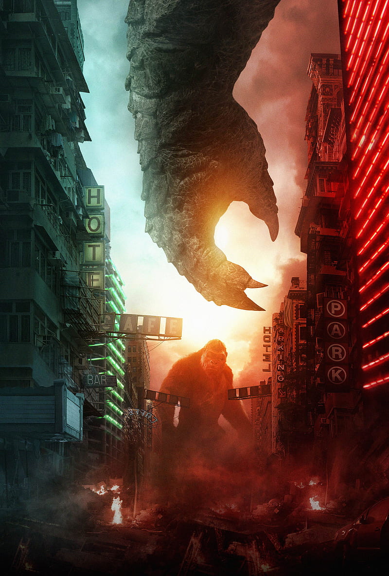 Godzilla Vs Kong 2021 Poster, HD phone wallpaper