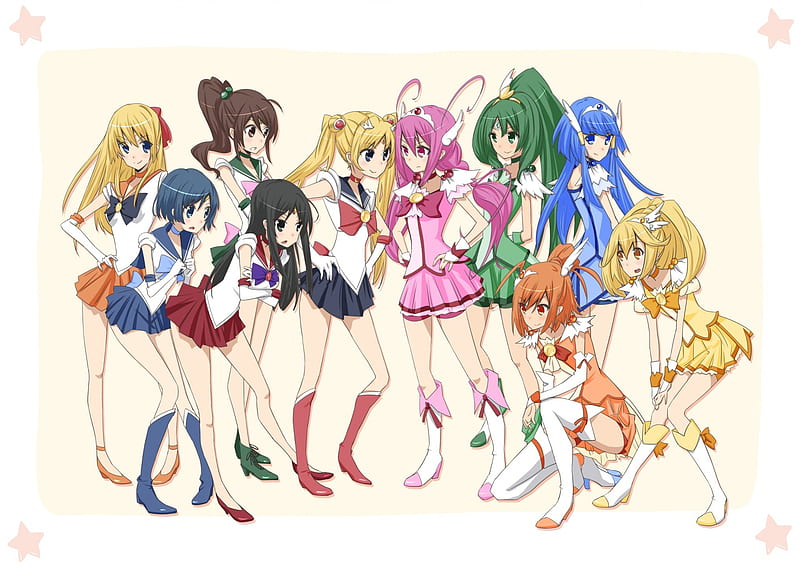 Precure Crossover!  Magical girl anime, Anime, Anime chibi