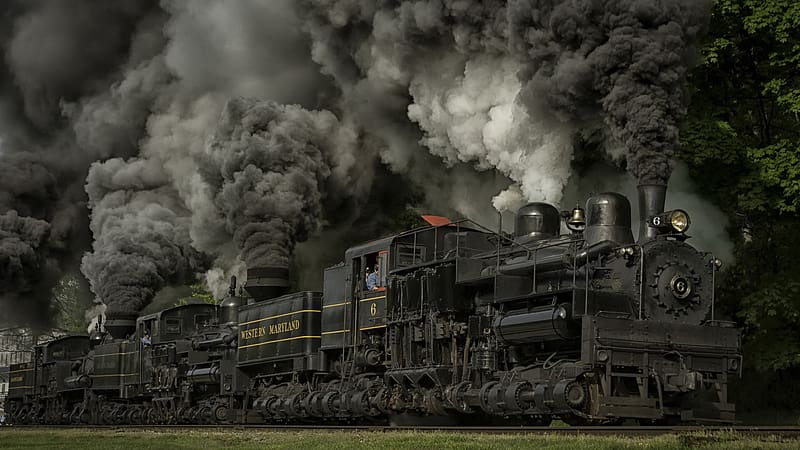 Smoke, Train, Vehicles, Steam Train, HD wallpaper