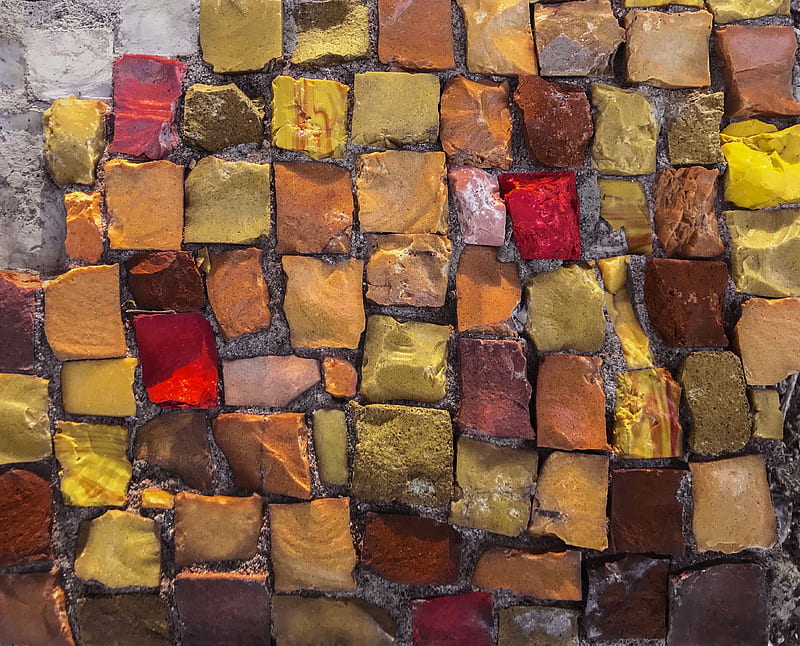 stones, squares, tile, texture, HD wallpaper