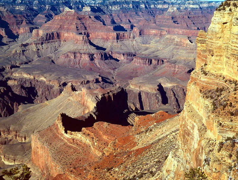 Mighty Grand Canyon, amazing, nature, rock, canyons, HD wallpaper | Peakpx