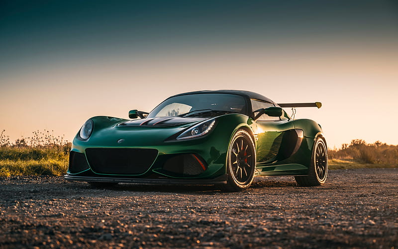 Lotus Exige, green sports coupe, evening, sunset, green Exige, British  sports cars, HD wallpaper | Peakpx