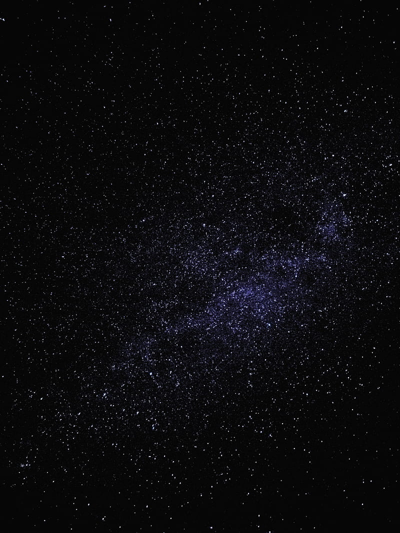 Milky way, dark, night, sky, space, star, stars, HD phone wallpaper