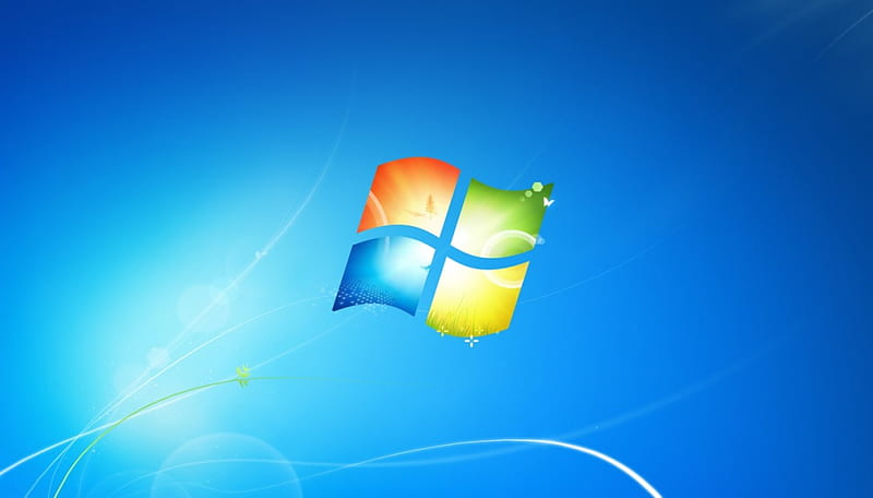 Official Windows 7 , 7, offical, windows, logo, windows 7 seven blue, HD wallpaper