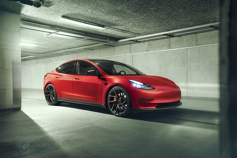Novitec Tesla Model 3 2019, tesla-model-3, tesla, carros, 2019-cars, HD wallpaper