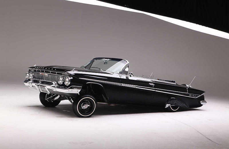 1961 chevrolet impala ss convertible, convertible, impala, lowrider, chevrolet, HD wallpaper