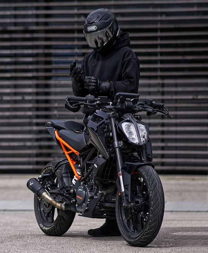 Ktm duke 390, motorcycle, motor, rebel, night, iron, cruiser, bike, HD phone wallpaper