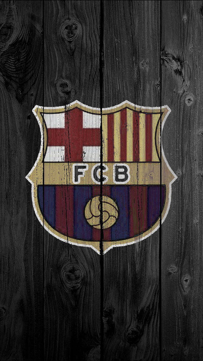 Dembele barcelona, ​​deportes, equipo, españa, fcb, fútbol, ​​logotipo,  madera, Fondo de pantalla de teléfono HD | Peakpx