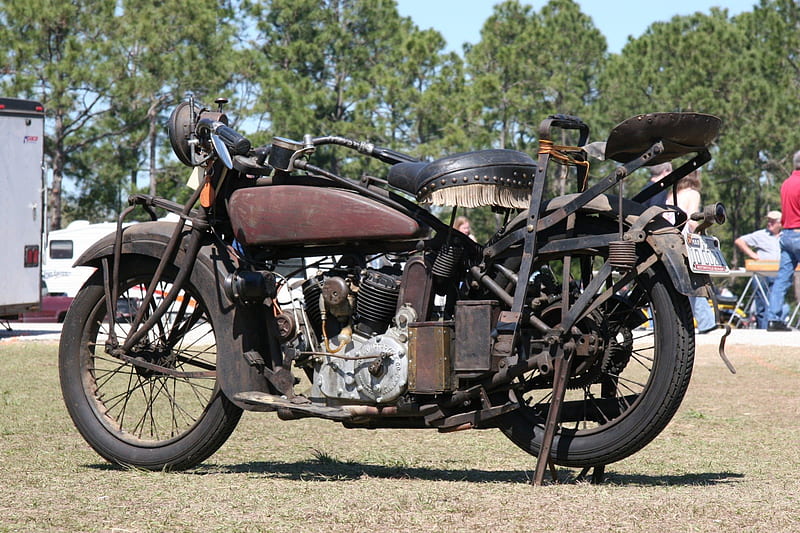 old Indian 3, first bike, old indian, motorcycle, vintage, HD wallpaper