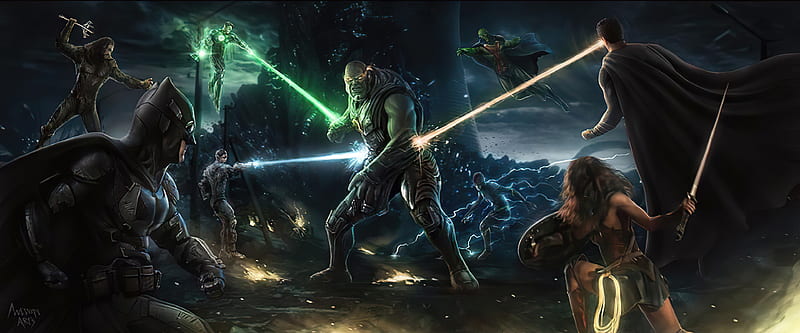 Justice League Vs Darkseid FanArt, HD wallpaper