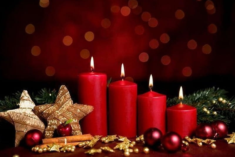 ♫ Advent Candles ♫, Christmas, still life, Advent, abstract, candles, HD wallpaper