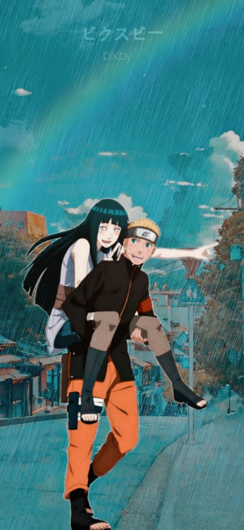 Download Anime Couple Kiss From Naruto Shippuden Wallpaper