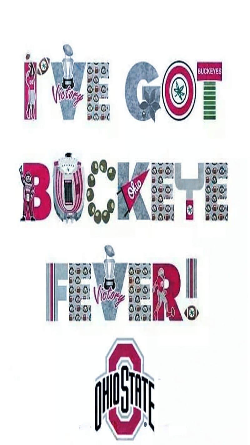 Buckeye fever, buckeyes, ohio state, football, university, HD phone wallpaper