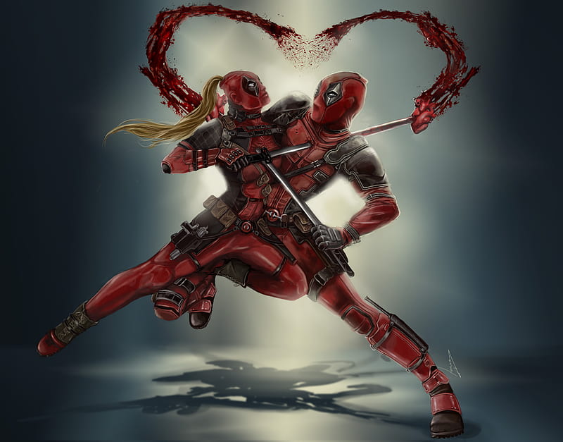 Dedpool Vs Lady Deadpool, deadpool, lady-deadpool, poster, 2018-movies, movies, cable, HD wallpaper