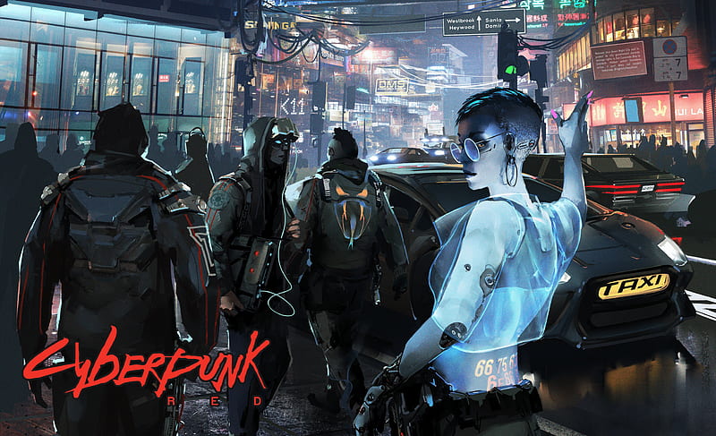 Cyberpunk 2077 RED Night, HD wallpaper