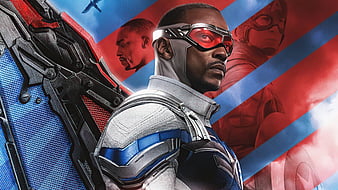 Falcon in Captain America Suit, HD wallpaper