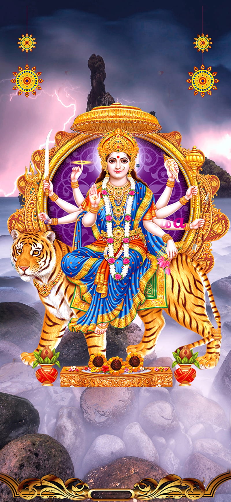 Durga pooja, durga, god, navratri, origins, super, HD phone wallpaper |  Peakpx