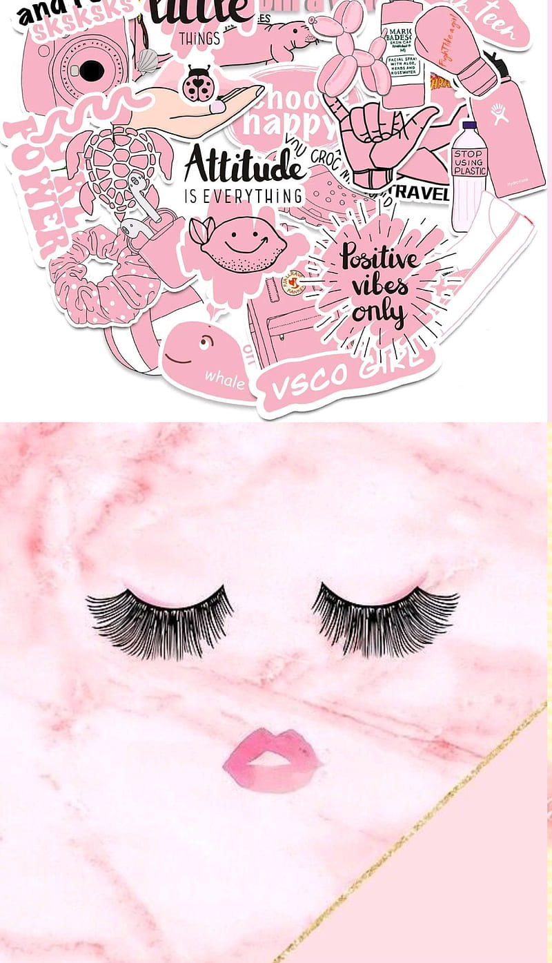 Pink, asthetic, fun, girly, glamorous, happy, princess, shiny, theme, HD phone wallpaper