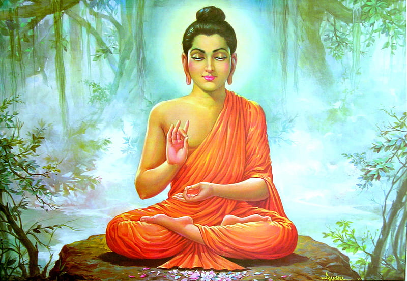 Buddha, india, buddhism, meditation, HD wallpaper