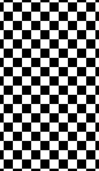 White and black square pattern, HD wallpaper