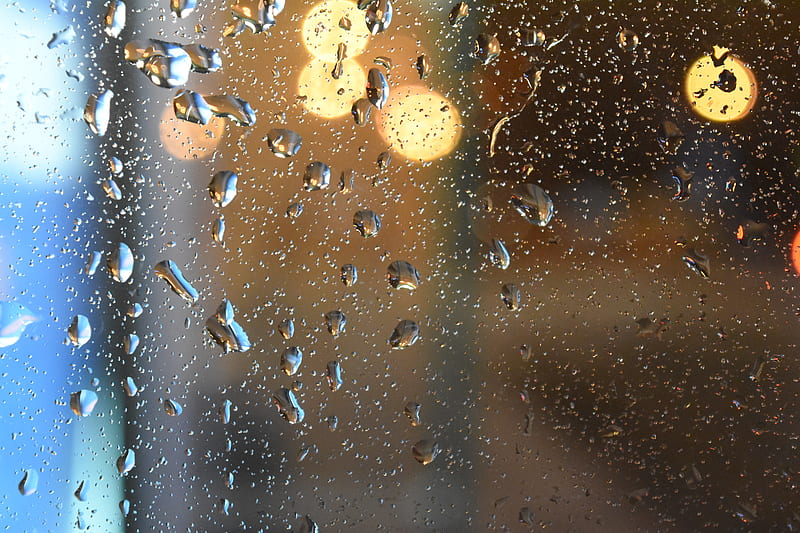 Drops Water Glass Glare Blur HD Wallpaper Peakpx