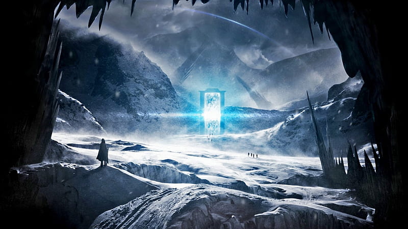 The Last Gate, sci-fi, fantasy, magic, landscape, HD wallpaper