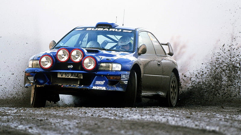 Subaru, off-road, mud, 4x4, rally, muddy car, wrc, HD wallpaper