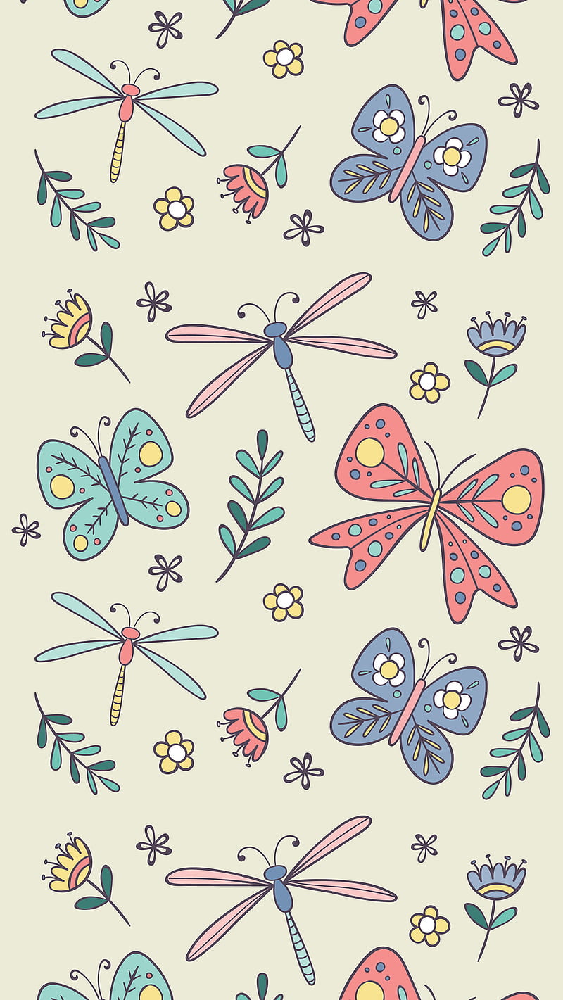 Dragonflies, butterfly, dragonfly, HD phone wallpaper