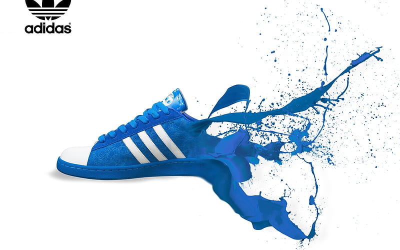 adidas trainers-Well-known brand display, HD wallpaper