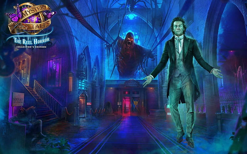 Mystery Tales 10 - The Reel Horror02, video games, fun, puzzle, hidden object, cool, HD wallpaper
