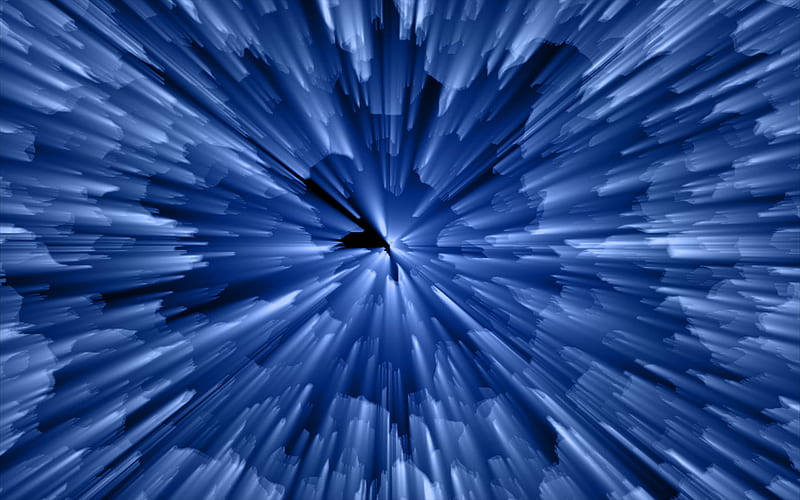 Blue Explosion, explosion, abstract, blue, vector, HD wallpaper