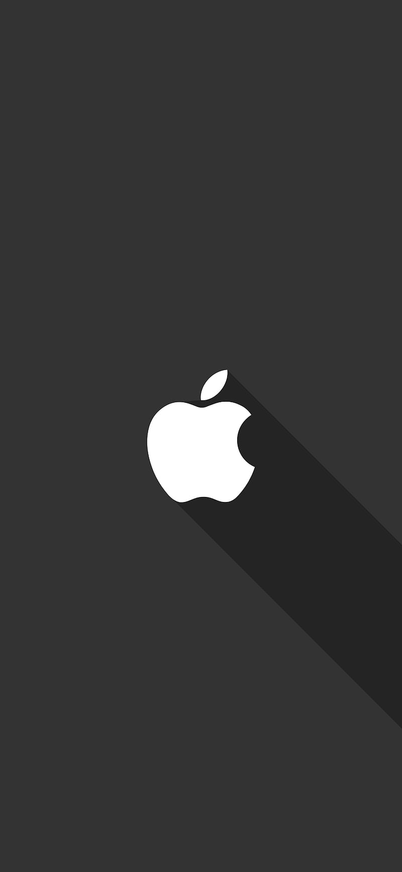 apple, black, gray, logo, minimal, original, phone, white, HD phone wallpaper