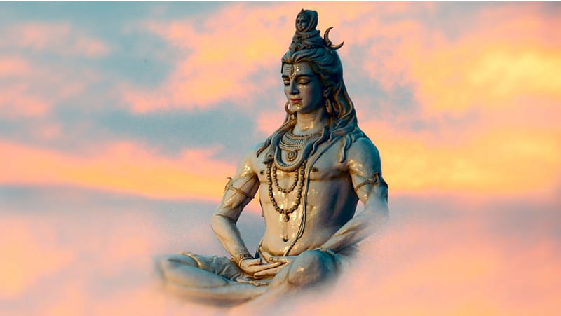 Shiva Statue, HD wallpaper