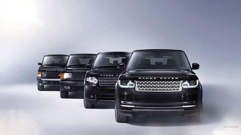 Evolution Of Range Rover, range-rover, carros, black, HD wallpaper