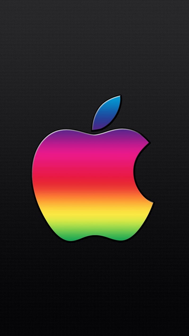 Rainbow Apple, HD phone wallpaper | Peakpx