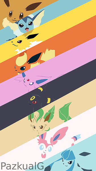 Eevee, o bebê Pokémon fofo Papel de parede de celular HD