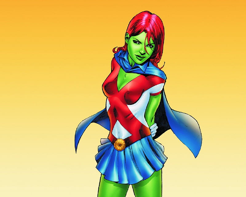 Miss Martian, DC Comics, Telepathy, Shapeshifting, White Martian, HD ...