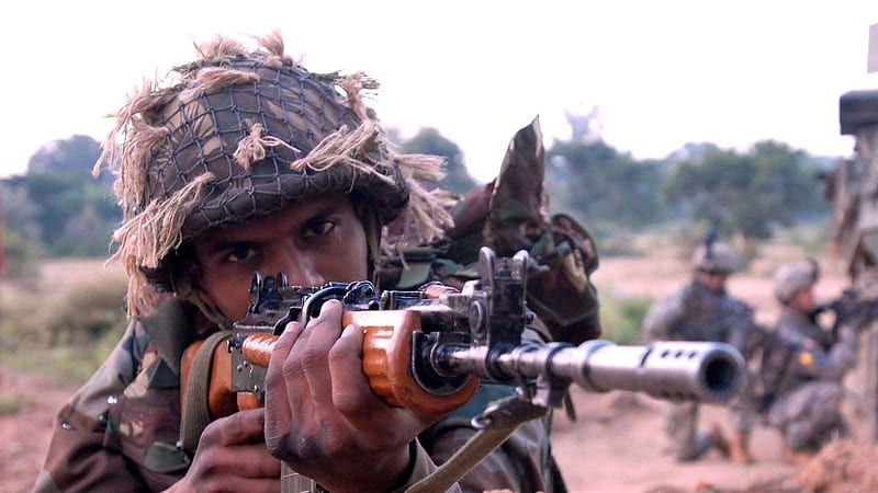Army Soldier With Gun Indian Army, HD wallpaper
