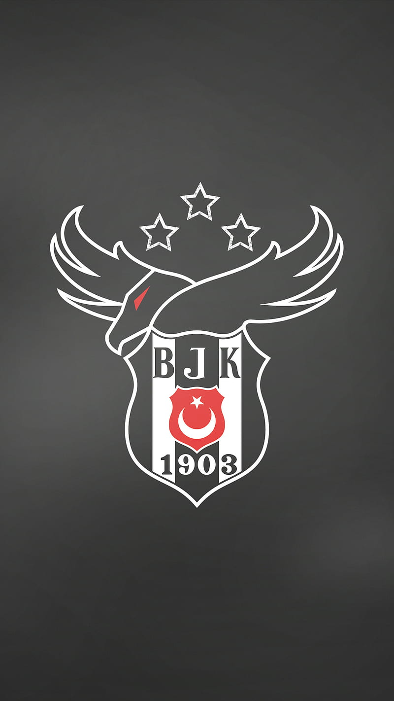 Besiktas, bjk, bjk logo, carsi, efendi, feda, football, karakartal, siyah beyaz, spor takimi, turkish team, HD phone wallpaper