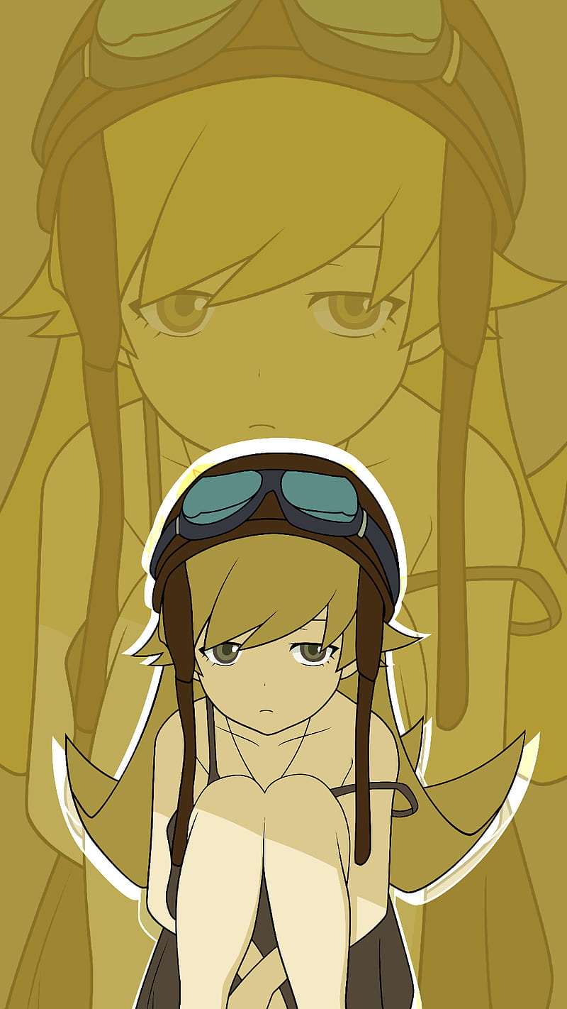 Shinobu Oshino II, anime, bakemonogatari, vkwiizard, HD phone wallpaper