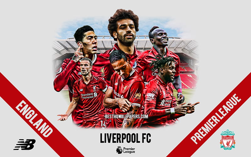 Liverpool FC, English football club, football players, leaders, Liverpool FC  logo, HD wallpaper | Peakpx